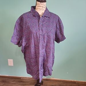 Apt. 9 Men's Multicolor Patterned Button Down Shirt